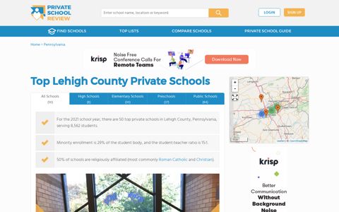 Top Lehigh County, PA Private Schools (2020-21)
