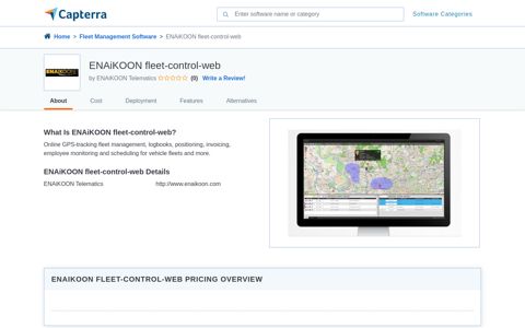 ENAiKOON fleet-control-web Cost & Reviews - Capterra Australia ...