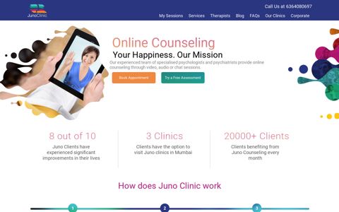 Online Counseling Psychologists in Mumbai, Juno.Clinic India ...