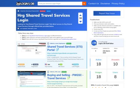Hrg Shared Travel Services Login - Logins-DB
