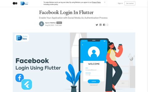 Facebook Login In Flutter. Enable Your Application with Social ...