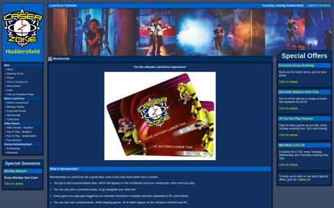 Membership - LaserZone Huddersfield