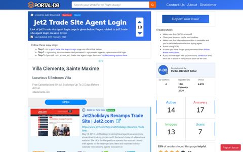 Jet2 Trade Site Agent Login - Portal-DB.live