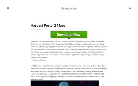 Hardest Portal 2 Maps - fleetnowbot - 티스토리