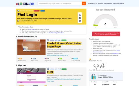 Fhcl Login - A database full of login pages from all over the ...
