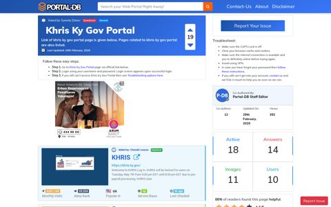 Khris Ky Gov Portal