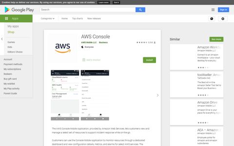 AWS Console - Apps on Google Play