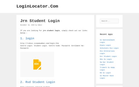 Jrn Student Login - LoginLocator.Com