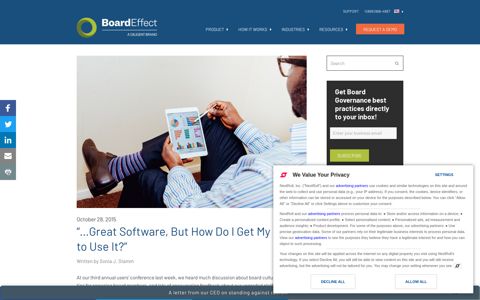 Getting your Board to use your Board Portal - BoardEffect