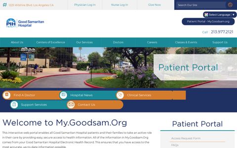 Patient Portal | Good Samaritan Hospital in Los Angeles