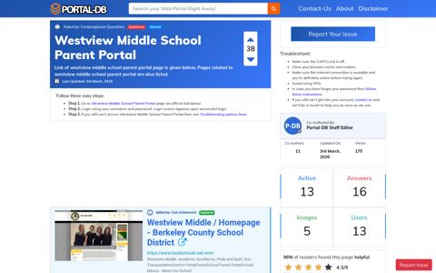 Westview Middle School Parent Portal