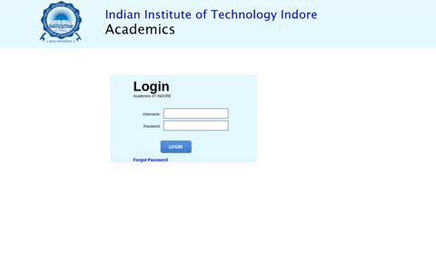 IIT Indore - Academic