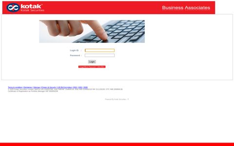 Franchisee Portal - Kotak Securities