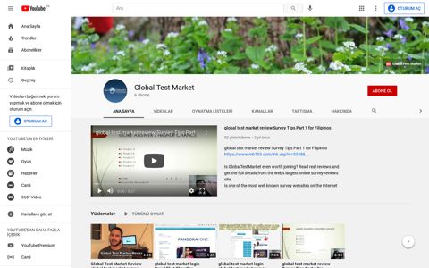 Global Test Market - YouTube