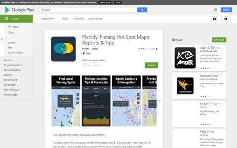 Fishidy: Fishing Hot Spot Maps, Reports & Tips - Apps on ...