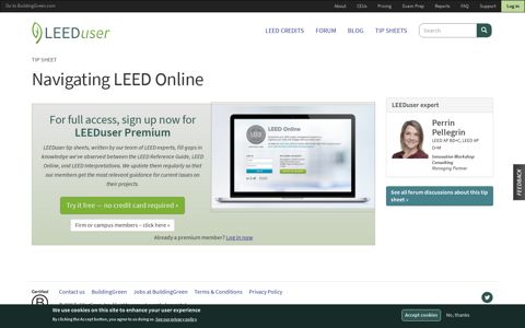 Navigating LEED Online | LEEDuser