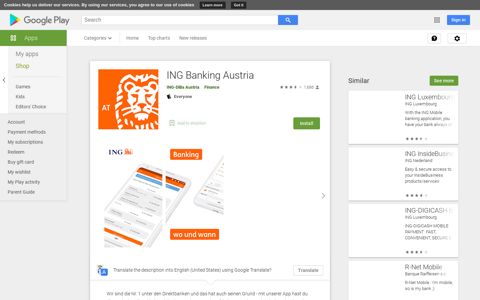 ING Banking Austria - Apps on Google Play