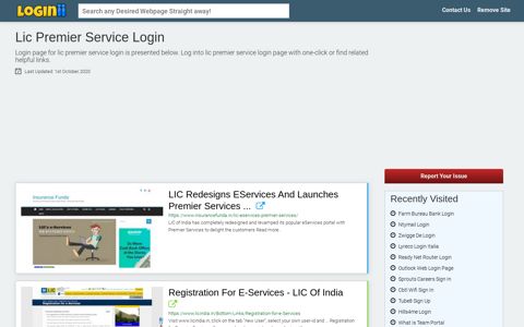 Lic Premier Service Login - Loginii.com