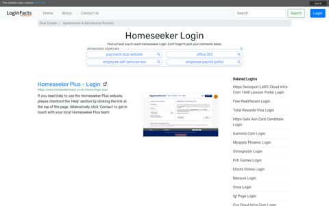 Homeseeker - Homeseeker Plus - Login - LoginFacts