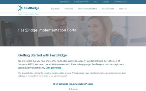 Implementation Portal - FastBridge
