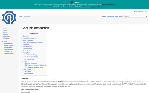 EWeLink Introduction - ITEAD Wiki
