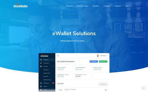 eWallet - Digital Wallet to Send & Receive Money - Allied Wallet