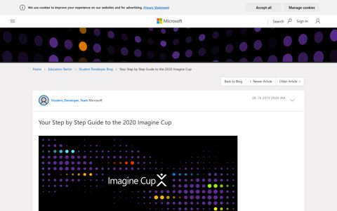 Your Step by Step Guide to the 2020 Imagine Cup - Microsoft ...