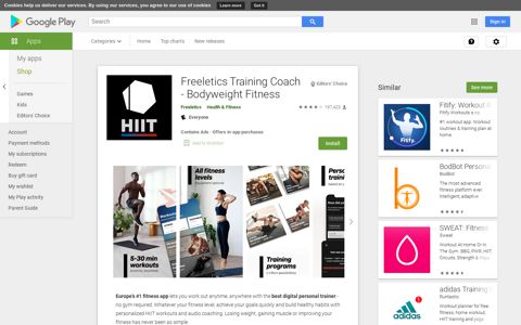 Freeletics Training Coach - Bodyweight Fitness - Apps on ...