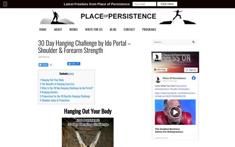 30 Day Hanging Challenge by Ido Portal – Shoulder ...