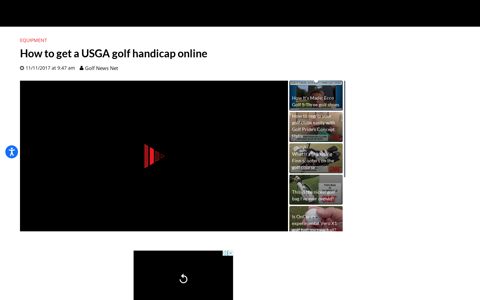 How to get a USGA golf handicap online - Golf News Net