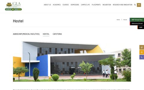 Hostel – GLA University Mathura