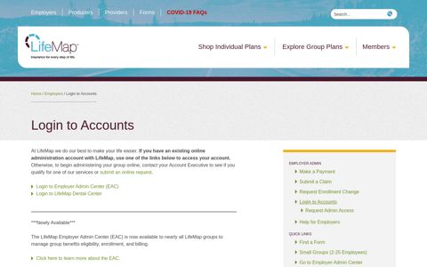 Login to Accounts | LifeMap