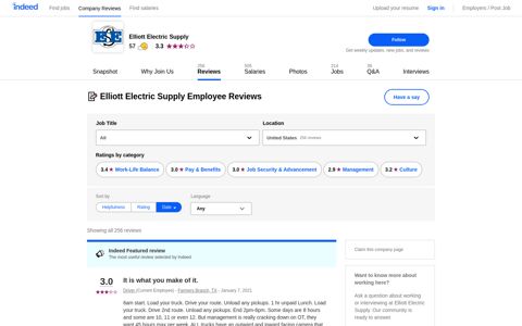 Working at Elliott Electric Supply: 252 Reviews | Indeed.com