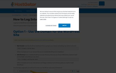 How to Log Into WordPress | HostGator Support