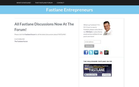 Fastlane Entrepreneurs – Entrepreneurs Engaged in a ...