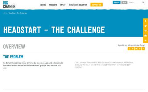 HeadStart - The Challenge - Big Change