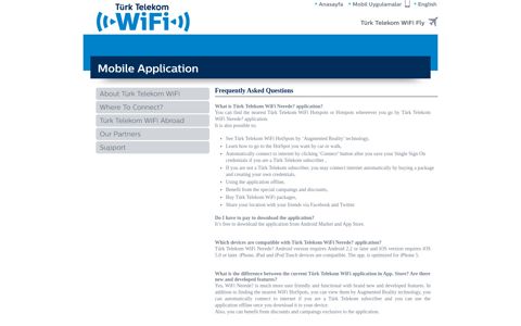 Frequently Asked Questions | Mobile App | Türk Telekom WiFi
