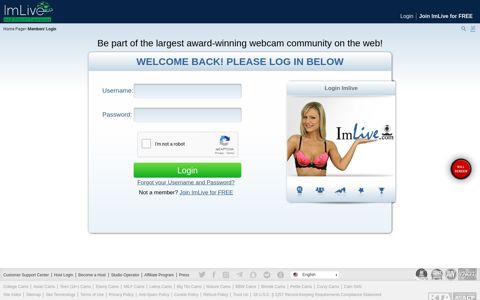 Live Sex Chat and Adult Webcams Login – Imlive