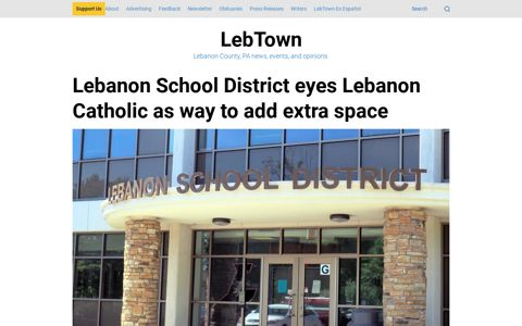 Lebanon School District eyes Lebanon Catholic as way to add ...