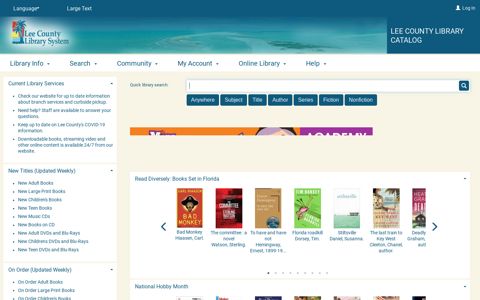 Lee County Library Catalog