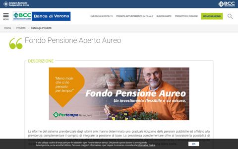 Banca di Verona — Fondo Pensione Aperto Aureo