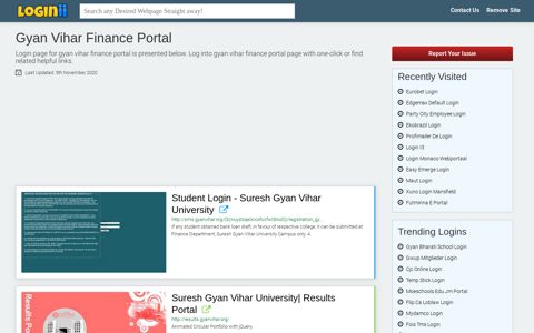 Gyan Vihar Finance Portal - Loginii.com