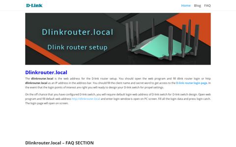 dlinkrouter.local 192.168.1.1 How to setup or login Dlink ...