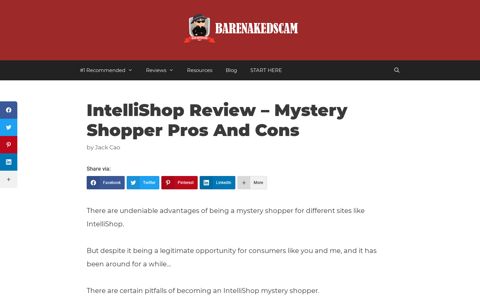 IntelliShop Review - Mystery Shopper Pros And Cons