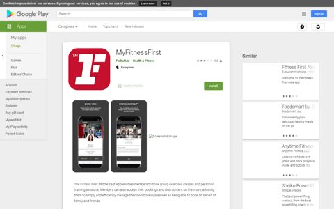 MyFitnessFirst - Apps on Google Play