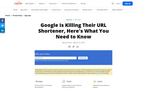 Google Is Killing Their URL Shortener, Here's What You Need ...
