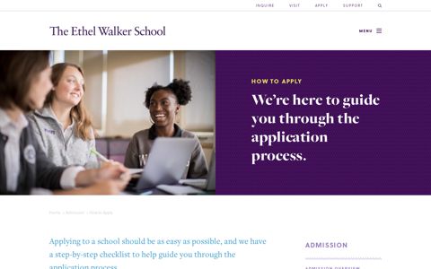 How to Apply - Ethel Walker School - The Ethel Walker School