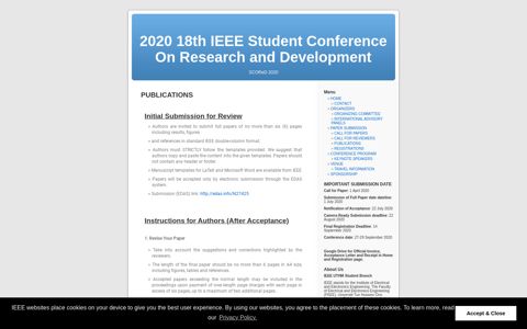 PUBLICATIONS « 2020 18th IEEE Student Conference On ...