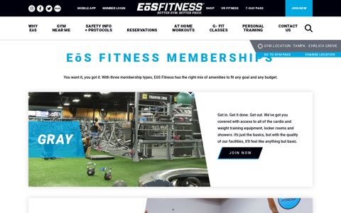 Gym Memberships | EōS Fitness