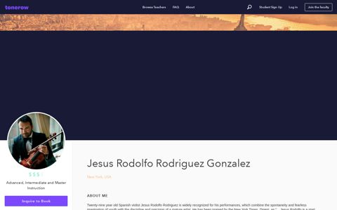 Jesus Rodolfo Rodriguez Gonzalez - ToneRow